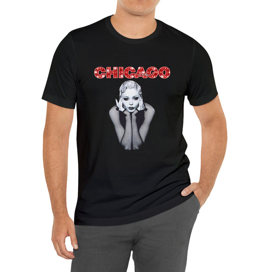 Chicago Broadway Musical Show Black T-Shirt Size S to 3XL