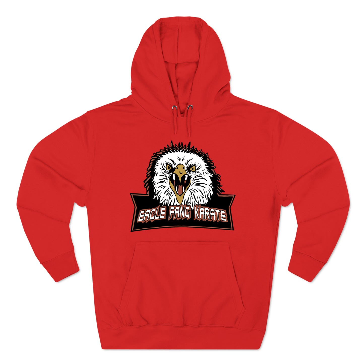 Eagle Fang Karate Kid Logo Sybol Red Hoodie Sweatshirt Size S to 3XL