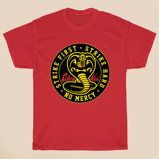 Cobra Kai Eagle Fang Logo Symbol Red T-Shirt Size S to 3XL