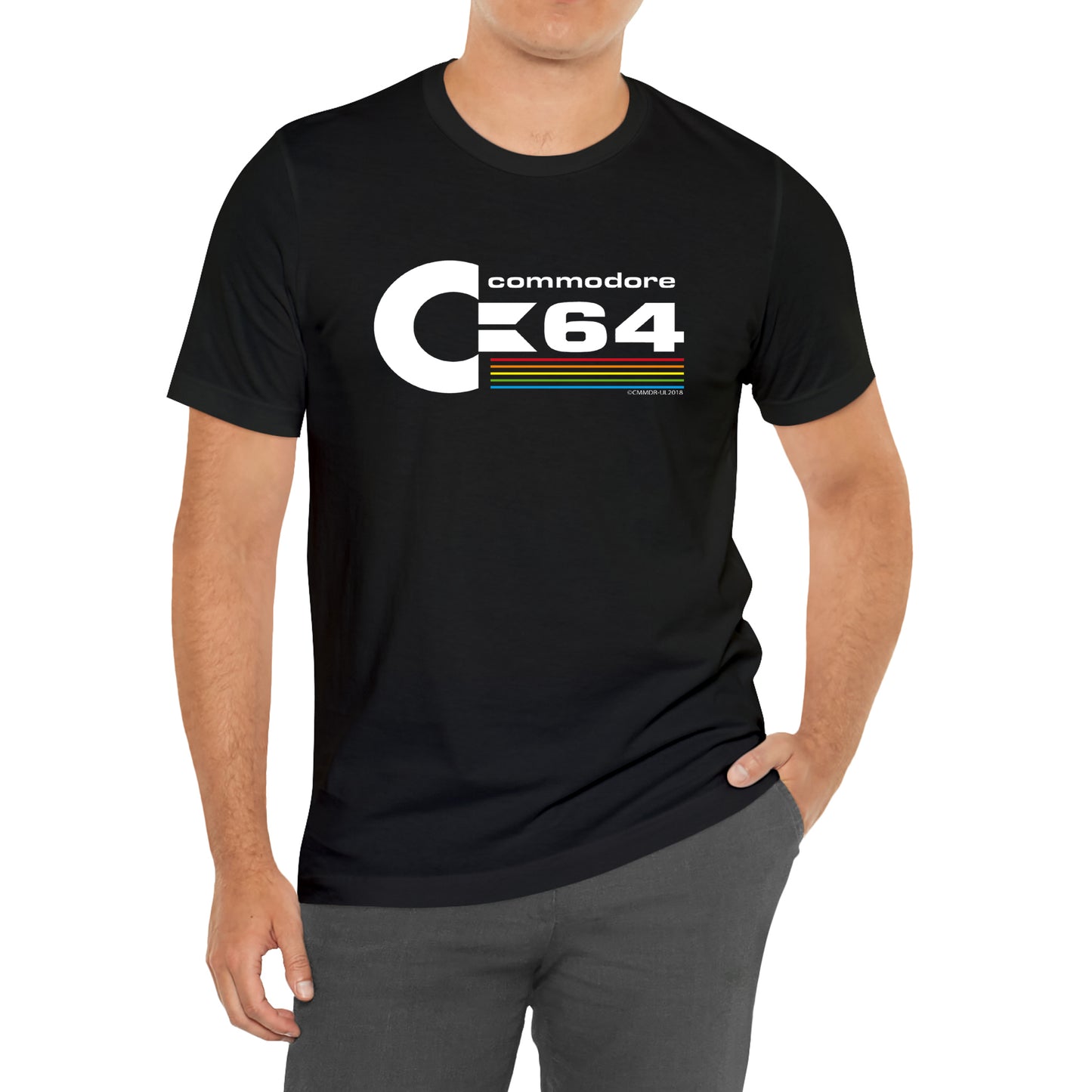 Commodere 64 Computer Logo T-Shirt Size S to 3XL