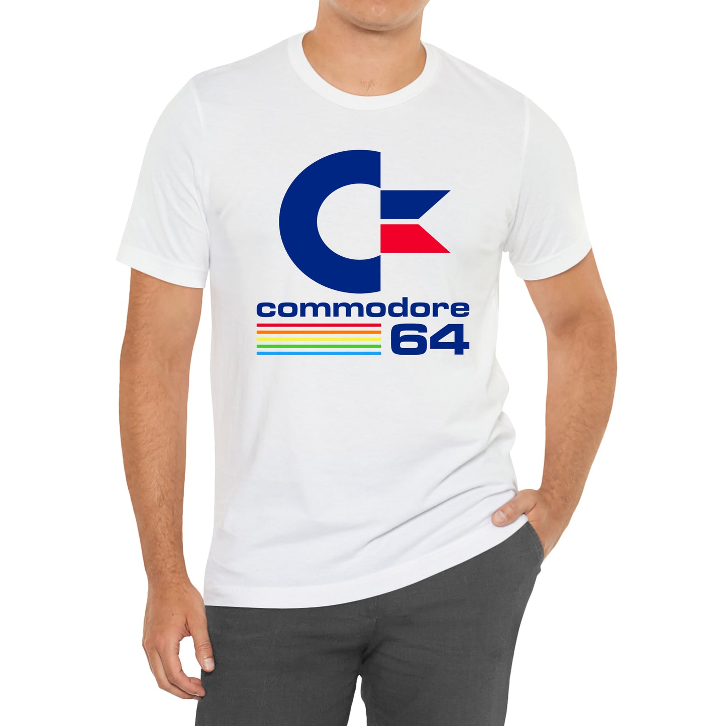 Commodore 64 Computer Logo T-Shirt Size S to 3XL