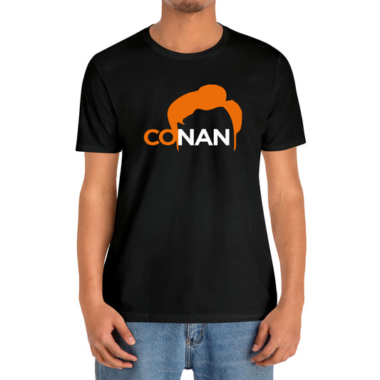 Conan O'Brien Logo Black T-Shirt Size S to 3XL