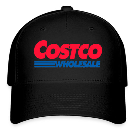 Costco Wholesale Logo Symbol Black Baseball Cap Hat Size Adult S/M and L/XL