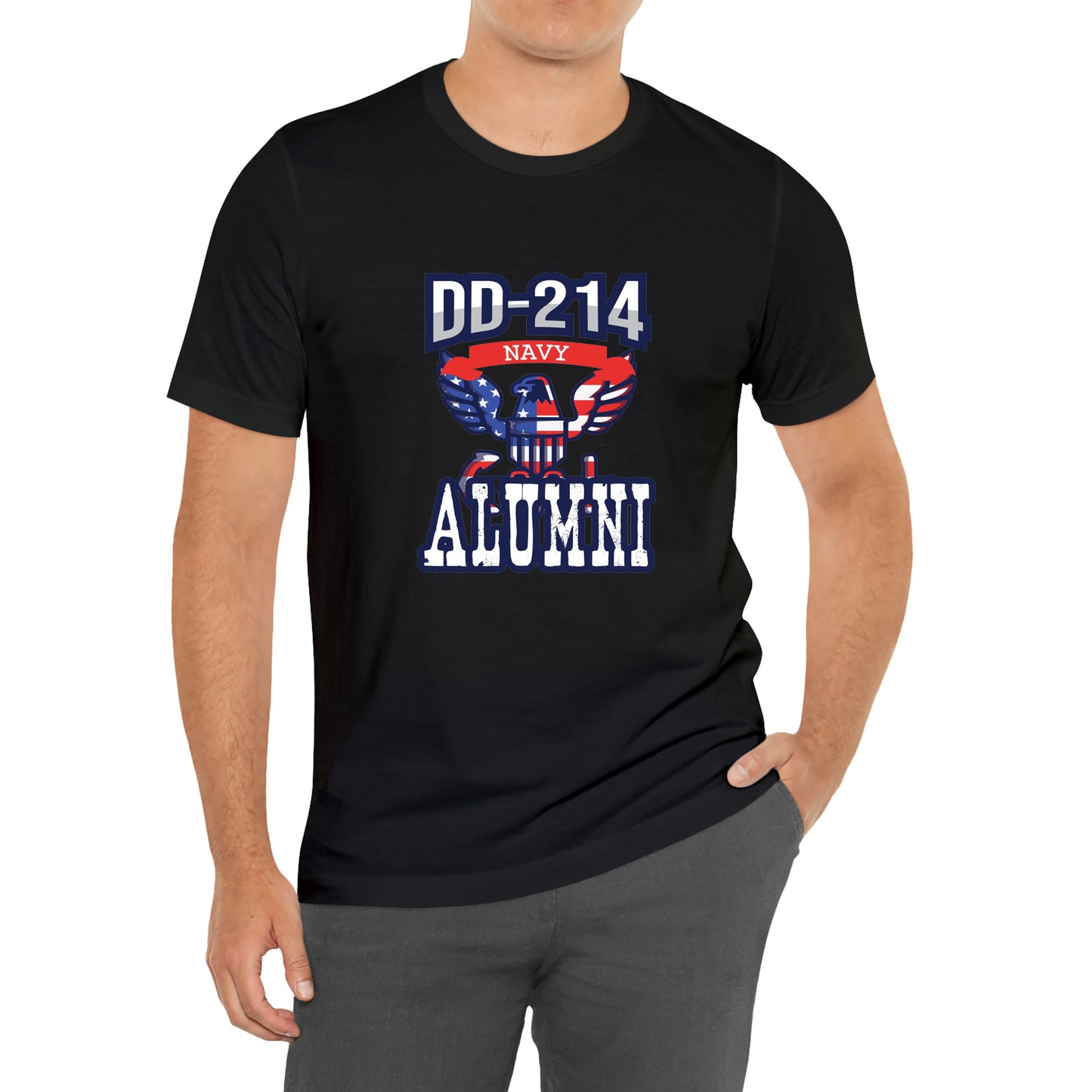 DD-214 Alumni Army Military Logo T-Shirt Size S to 3XL