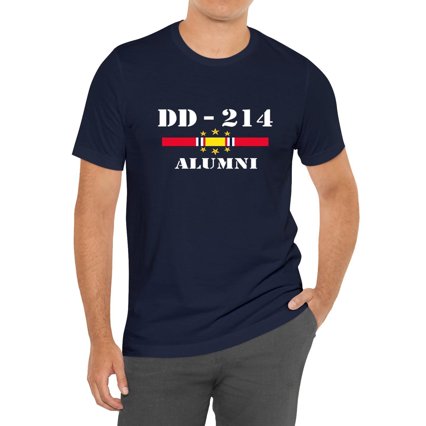 DD-214 Alumni Logo Army Military T-Shirt Size S to 3XL