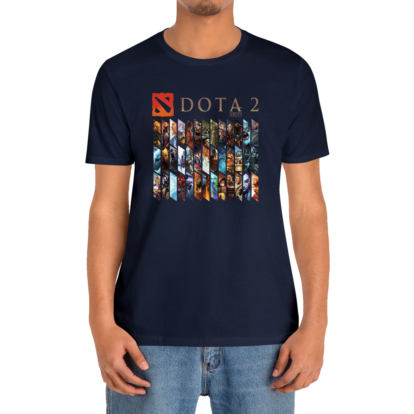 DOTA 2 Game Heroes Logo T-Shirt Size S to 3XL