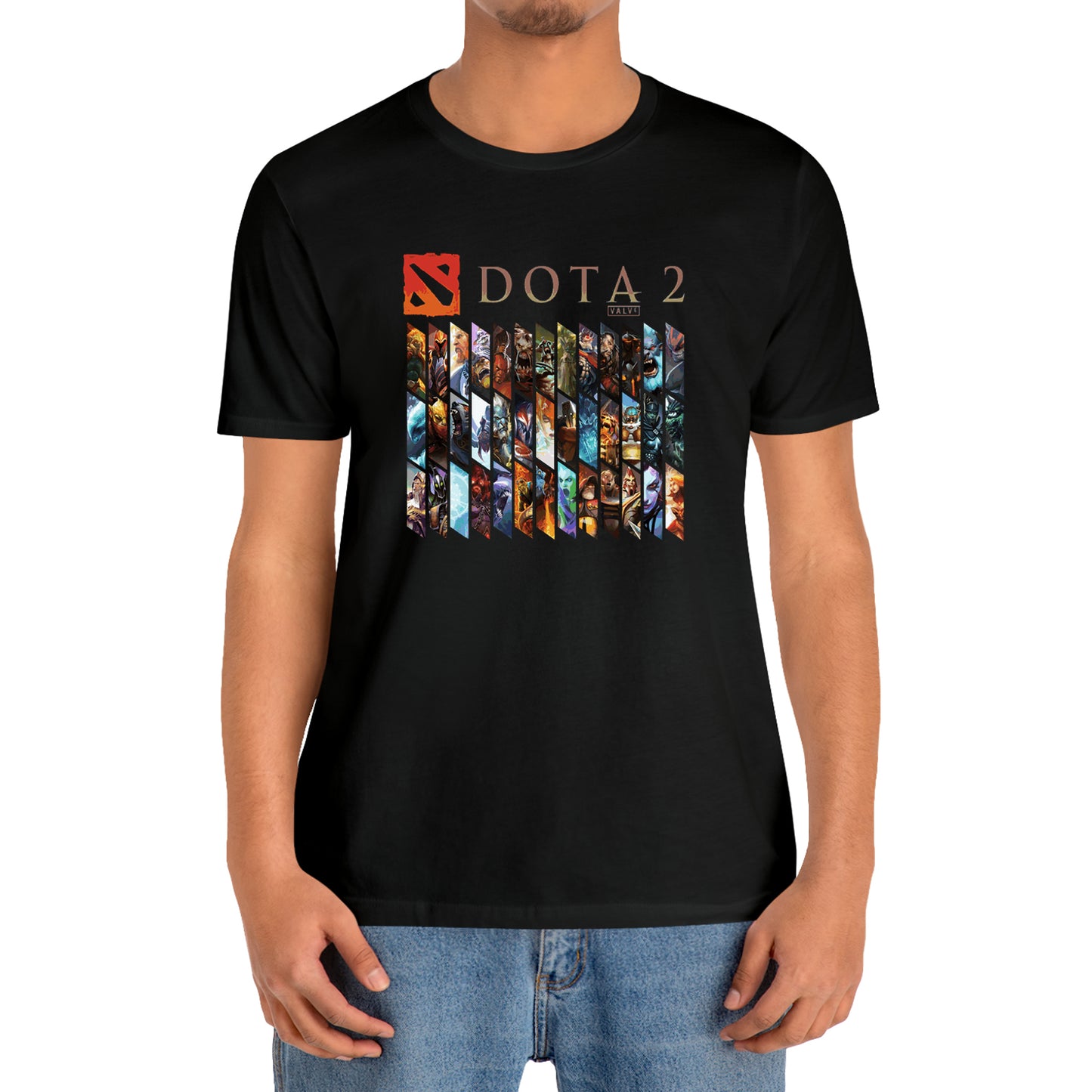 DOTA 2 Game Heroes Logo T-Shirt Size S to 3XL