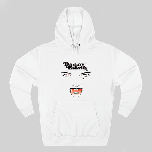 Danny Brown Logo White Hoodie Sweatshirt Size S to 3XL