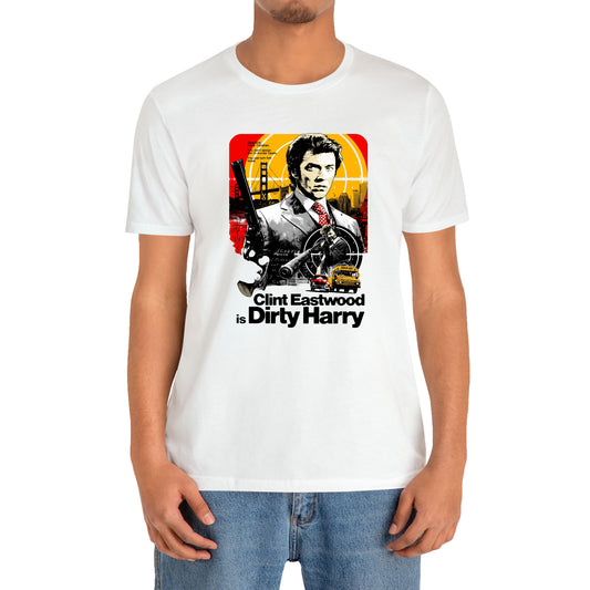 Dirty Harry Clint Eastwood Movie White T-Shirt Size S to 3XL