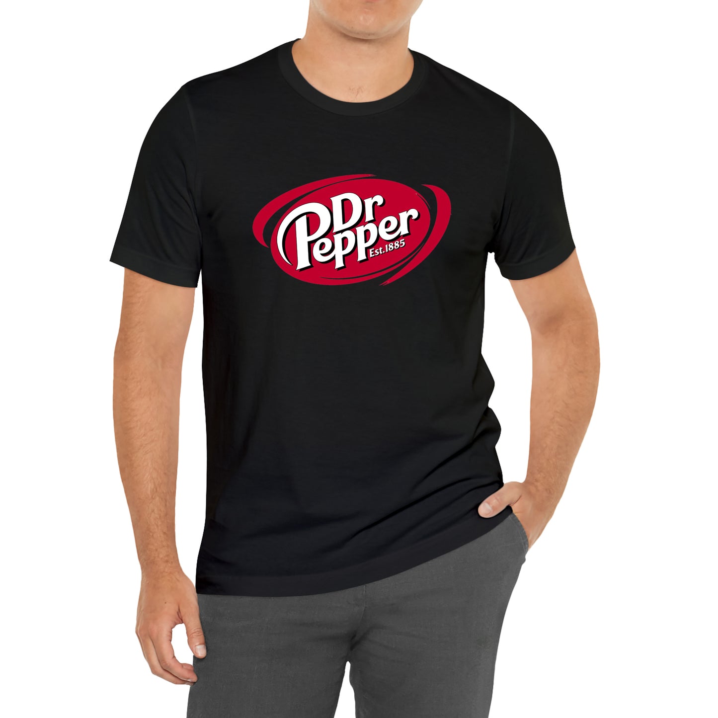 Dr Pepper Logo T-Shirt Size S to 3XL