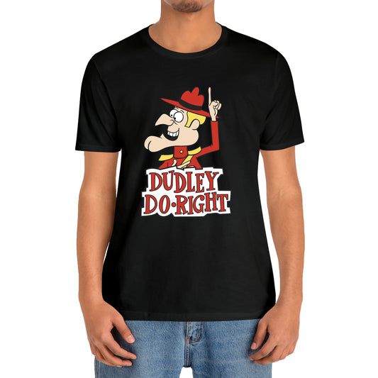 Dudley Do Right Logo T-Shirt Size S to 3XL