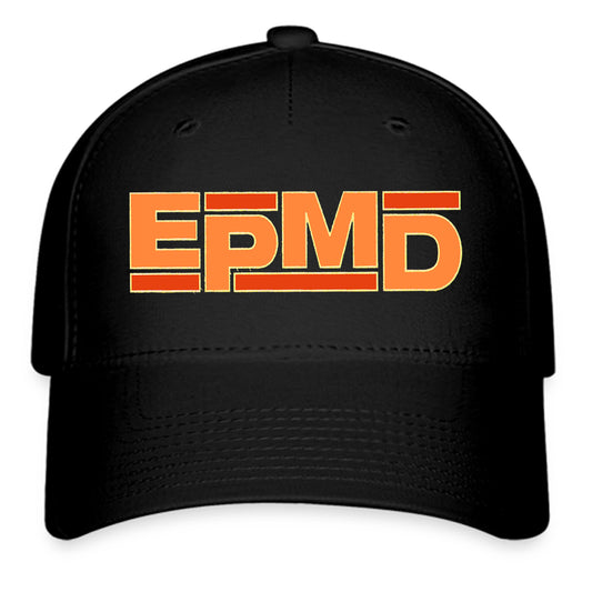 EPMD American Hip Hop Duo Logo Symbol Black Baseball Cap Hat Size Adult S/M and L/XL