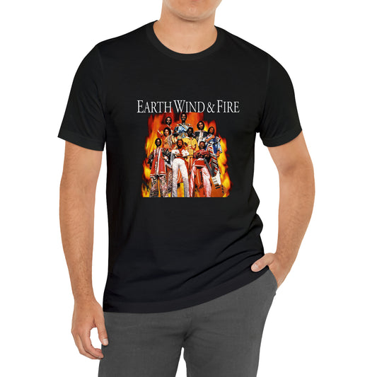 Earth Wind Fire American Music Band Logo Symbol T-Shirt Size S to 3XL