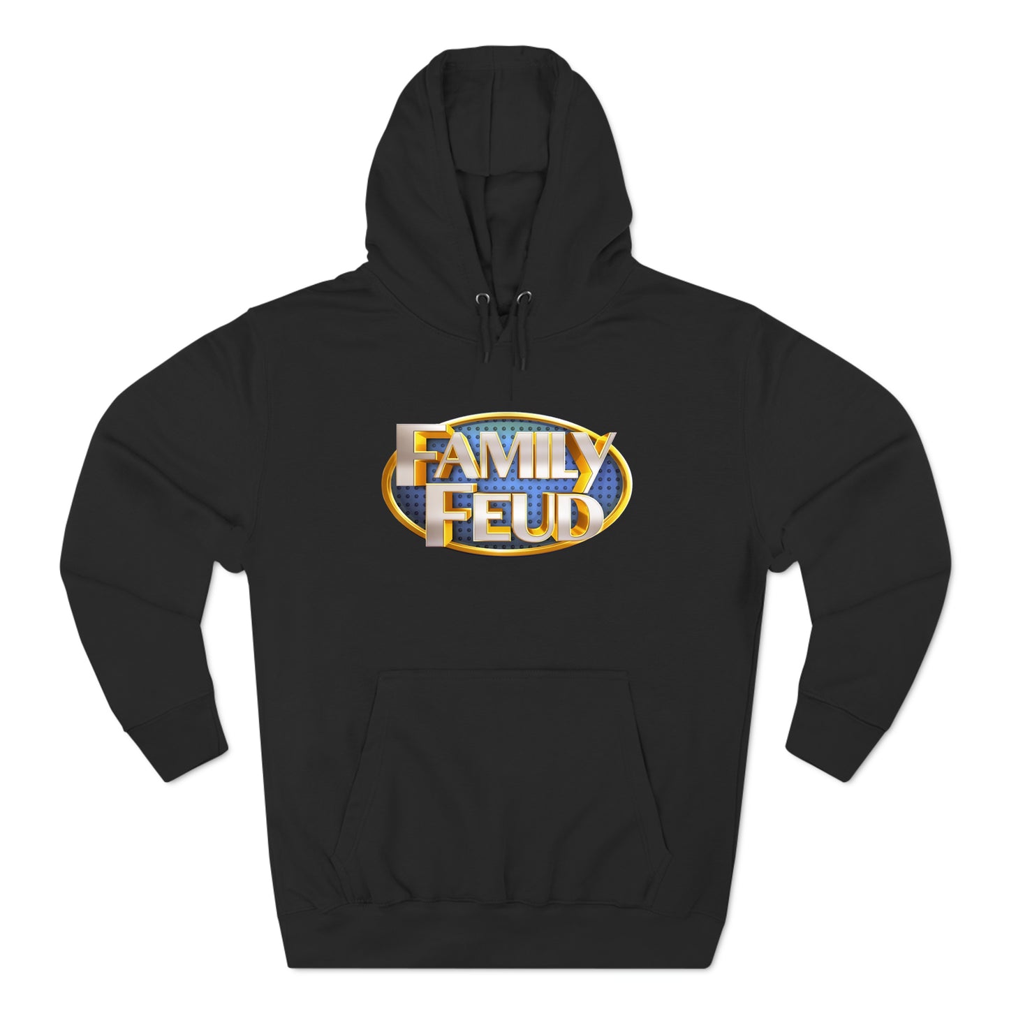 Family Feud Gameshow Logo Black Hoodie Sweatshirt Size S to 3XL