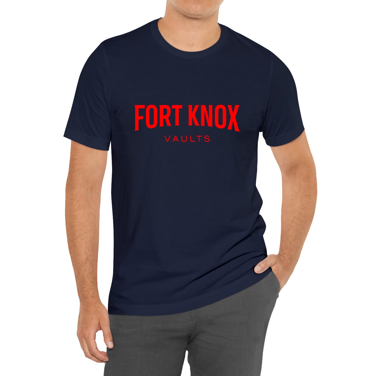 Fort Knox Red Logo T-Shirt Size S to 3XL