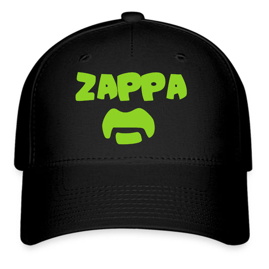 Frank Zappa American Musician Logo Symbol Black Baseball Cap Hat Size Adult S/M and L/XL