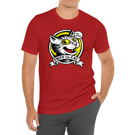 Fritz The Cat Hi Kids Retro Cartoon TV Show T-Shirt Size S to 3XL