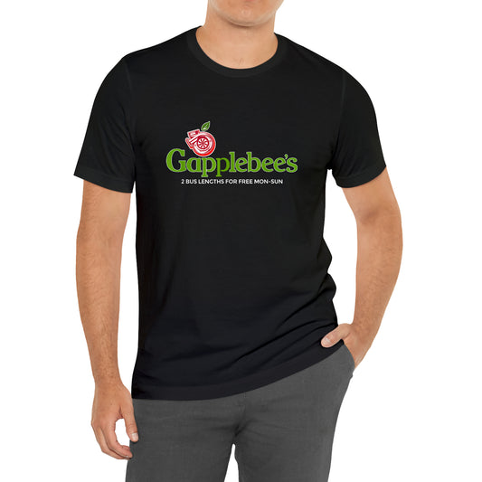 GAPPLEBEES RACING Logo T-Shirt Size S to 3XL