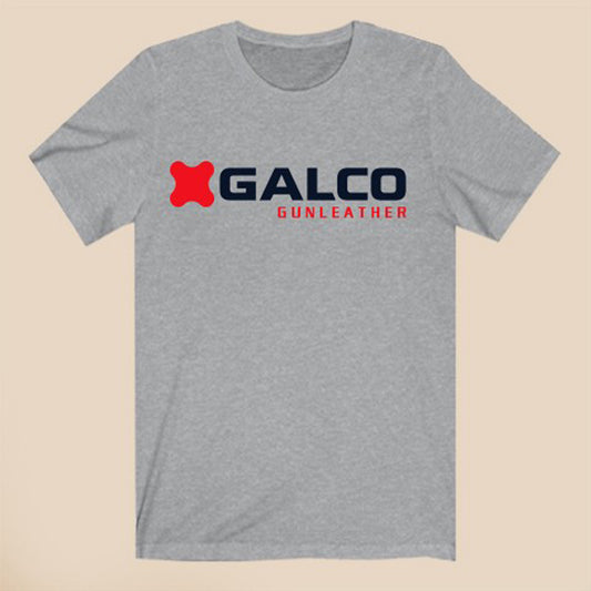 Galco Guns Firearms Logo Symbol Gray T-Shirt Size S to 3XL