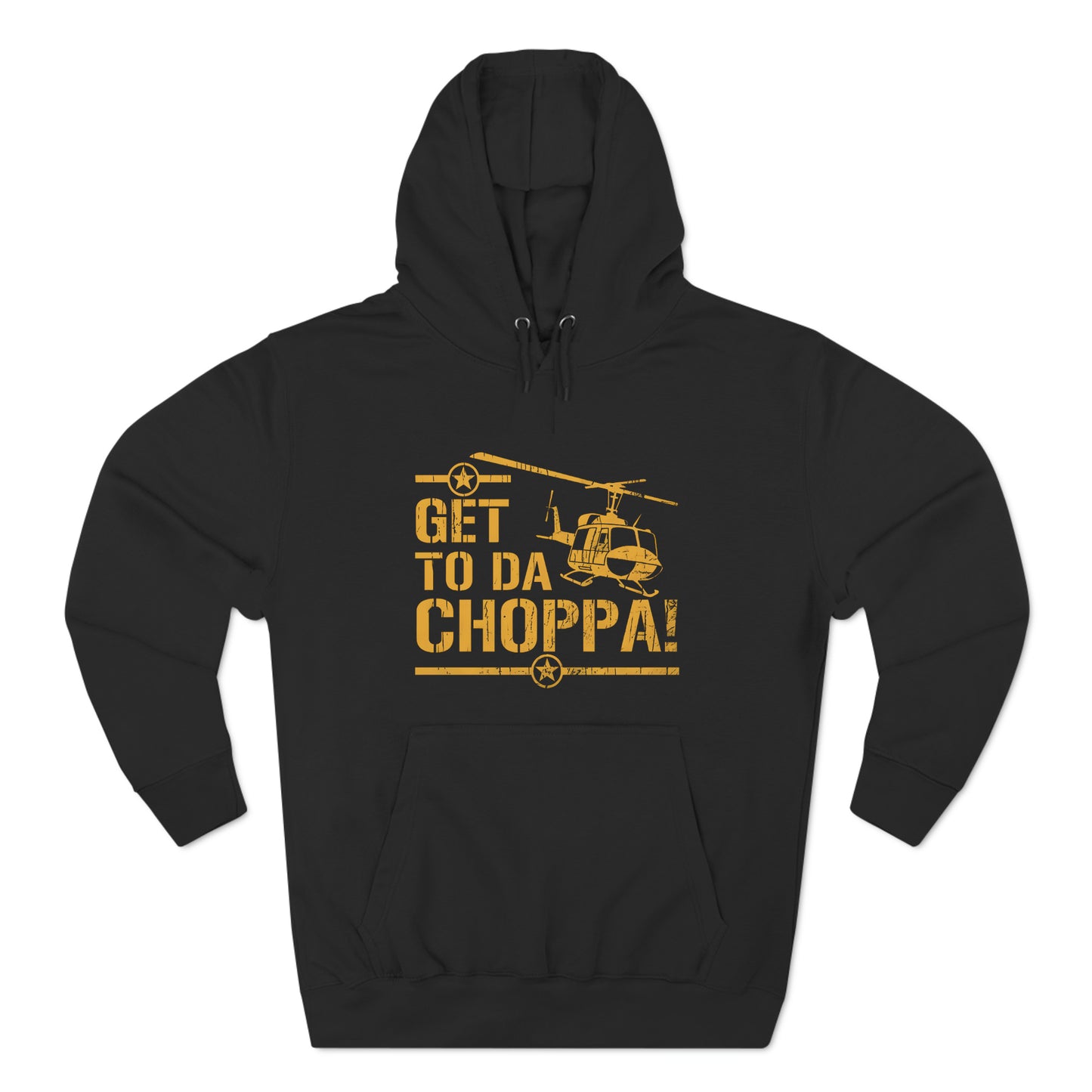 Get to da Choppa Predator Movie Logo Black Hoodie Sweatshirt Size S to 3XL