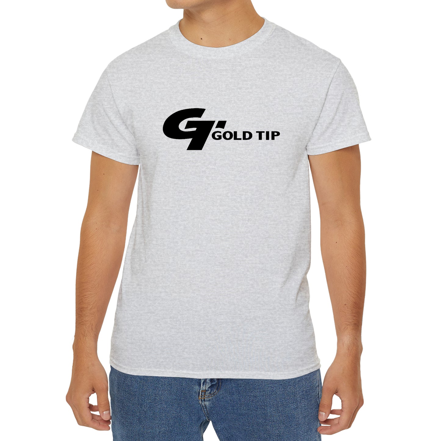 Gold Tip Arrow Logo T-Shirt Size S to 3XL