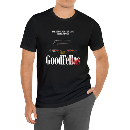 Goodfellas Three Decades Mafia Movie Black T-Shirt Size S to 3XL