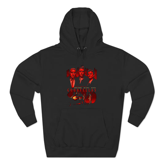 Goodfellas Three Wise Men Mafia Gangster Movie Logo Black Hoodie Sweatshirt Size S to 3XL