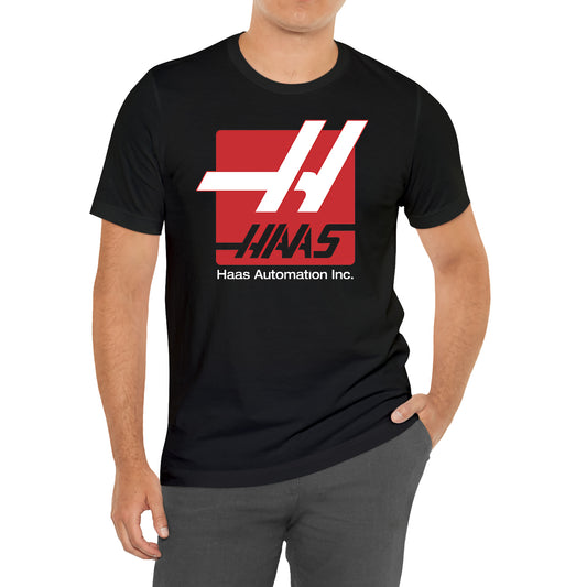 HAAS Automation Machine Racing Team Logo T-Shirt Size S to 3XL