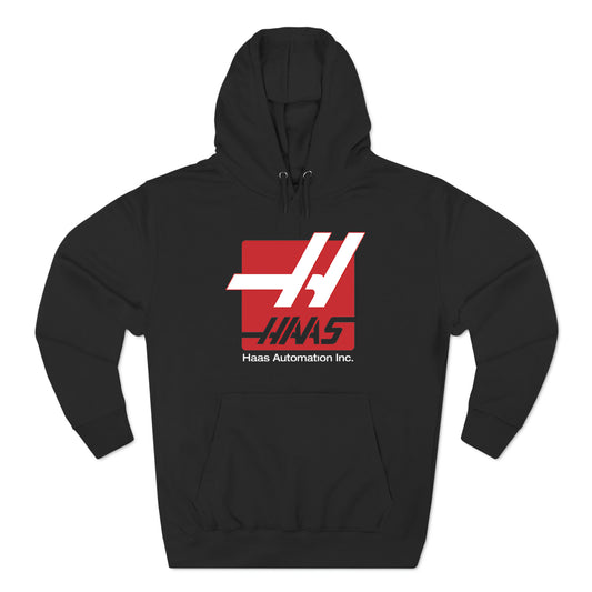 HAAS Automation Machine Racing Team Logo Black Hoodie Sweatshirt Size S to 3XL
