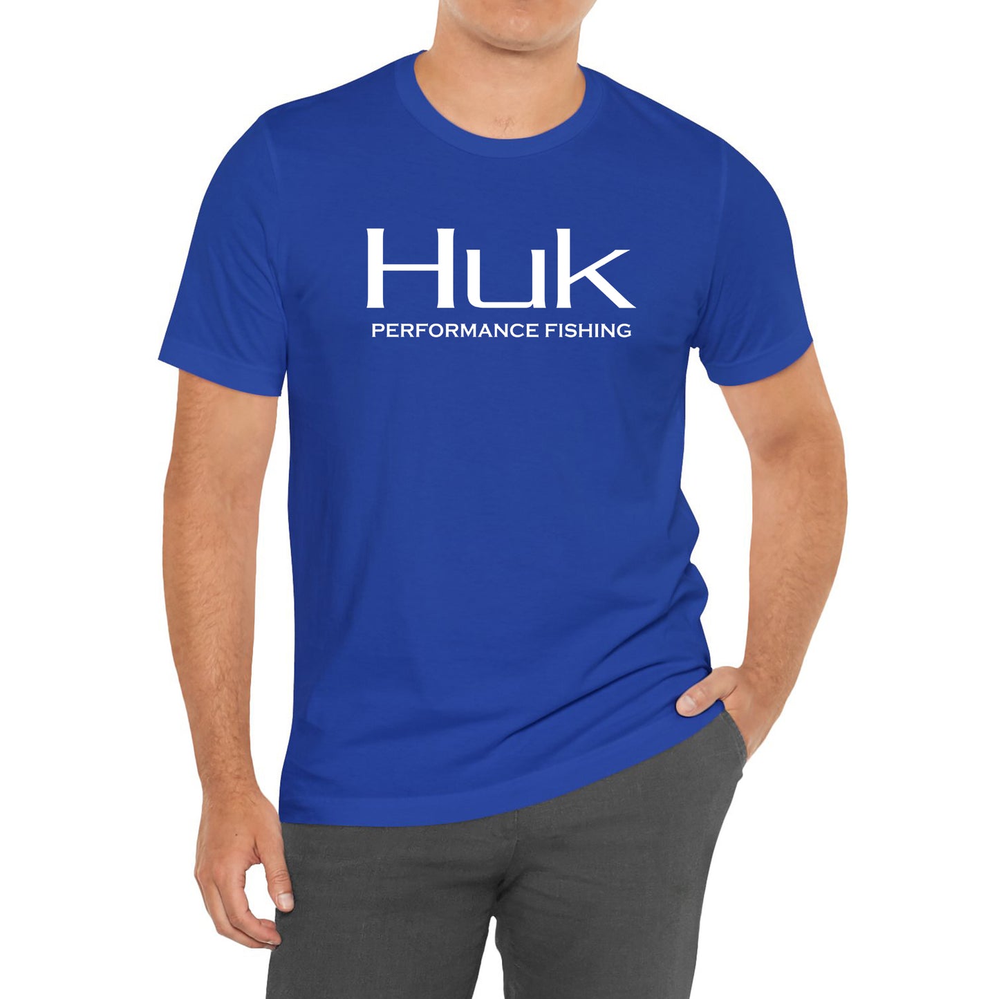 HUK Fishing Reels Tackle Logo T-Shirt Size S to 3XL