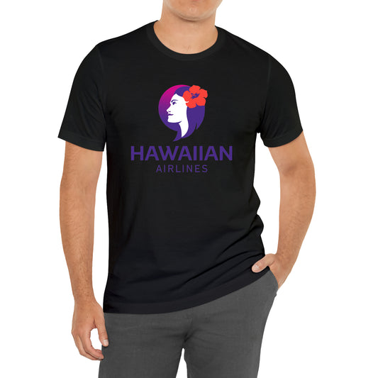 Hawaiian Airlines Logo T-Shirt Size S to 3XL