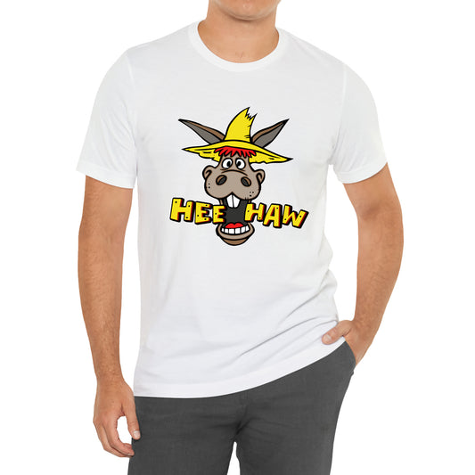 Hee Haw Country Show Logo White T-Shirt Size S to 3XL