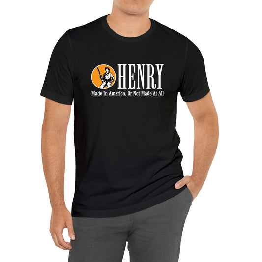 Henry Repeating Arms Guns Firearms Logo T-Shirt Size S to 3XL