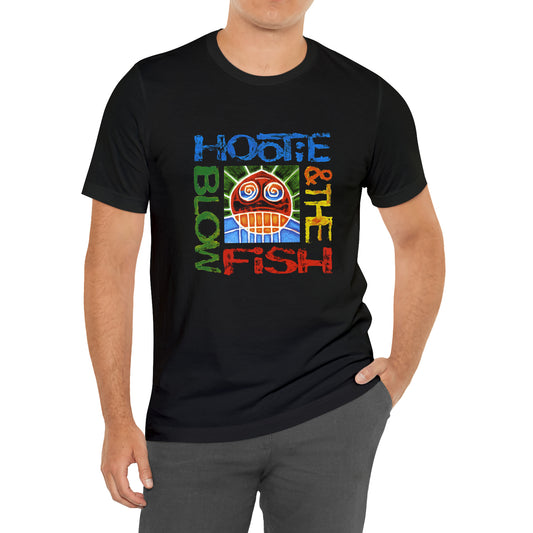 Hootie n THe Blowfish Rock Band Logo Black T-Shirt Size S to 3XL