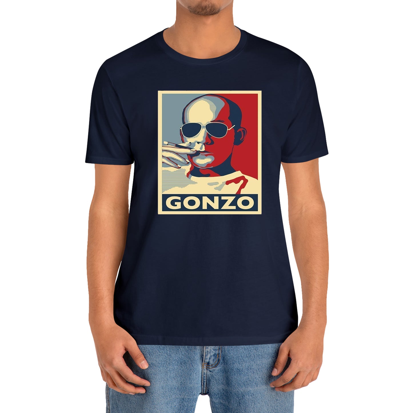 Hunter S Thompson GONZO Logo T-Shirt Size S to 3XL