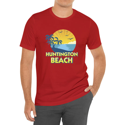 Huntington Beach California Logo Movie Icon T-Shirt Size S to 3XL