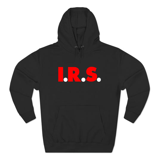 I.R.S Records Logo Black Hoodie Sweatshirt Size S to 3XL