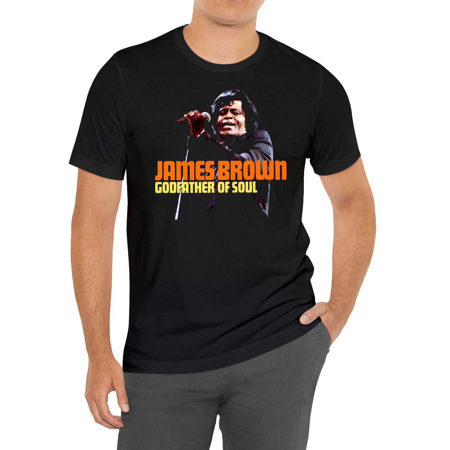 James Brown Godfather of Soul Music Legend T-Shirt Size S to 3XL