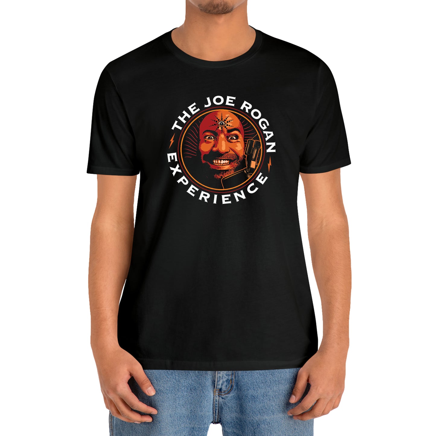 Joe Rogan Experience JRE Podcast Logo Black T-Shirt Size S to 3XL