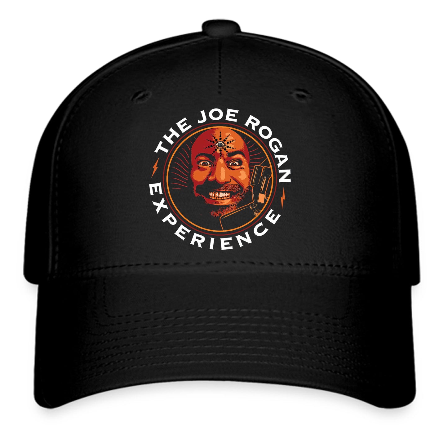 The Joe Rogan Experience Podcast Logo Symbol Black Baseball Cap Hat Size Adult S/M and L/XL