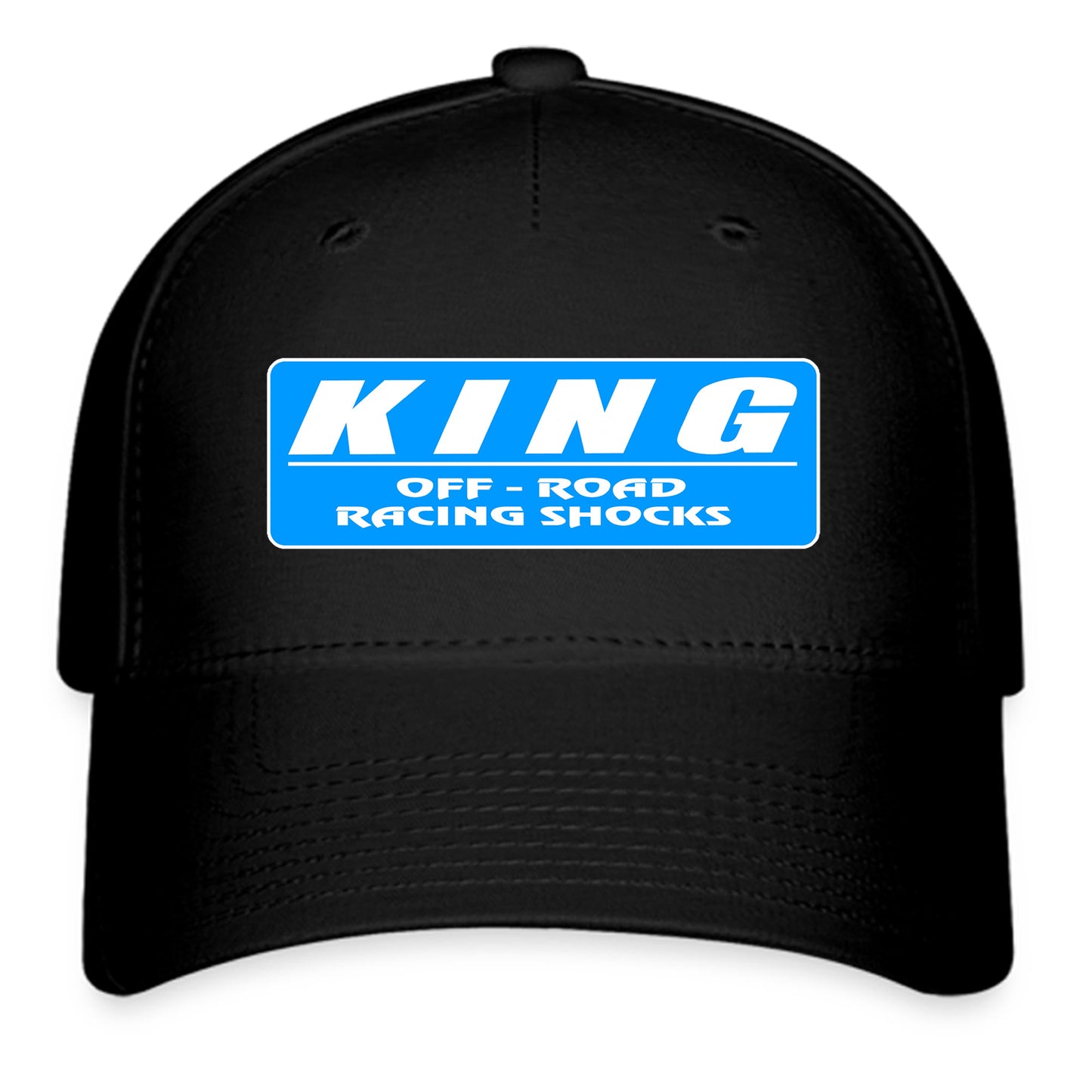 KING Off Road Racing Shocks Logo Symbol Black Baseball Cap Hat Size Adult S/M and L/XL