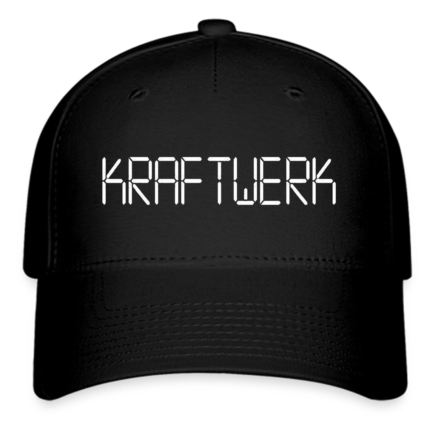 KRAFTWERK Human Robots Logo Symbol Black Baseball Cap Hat Size Adult S/M and L/XL