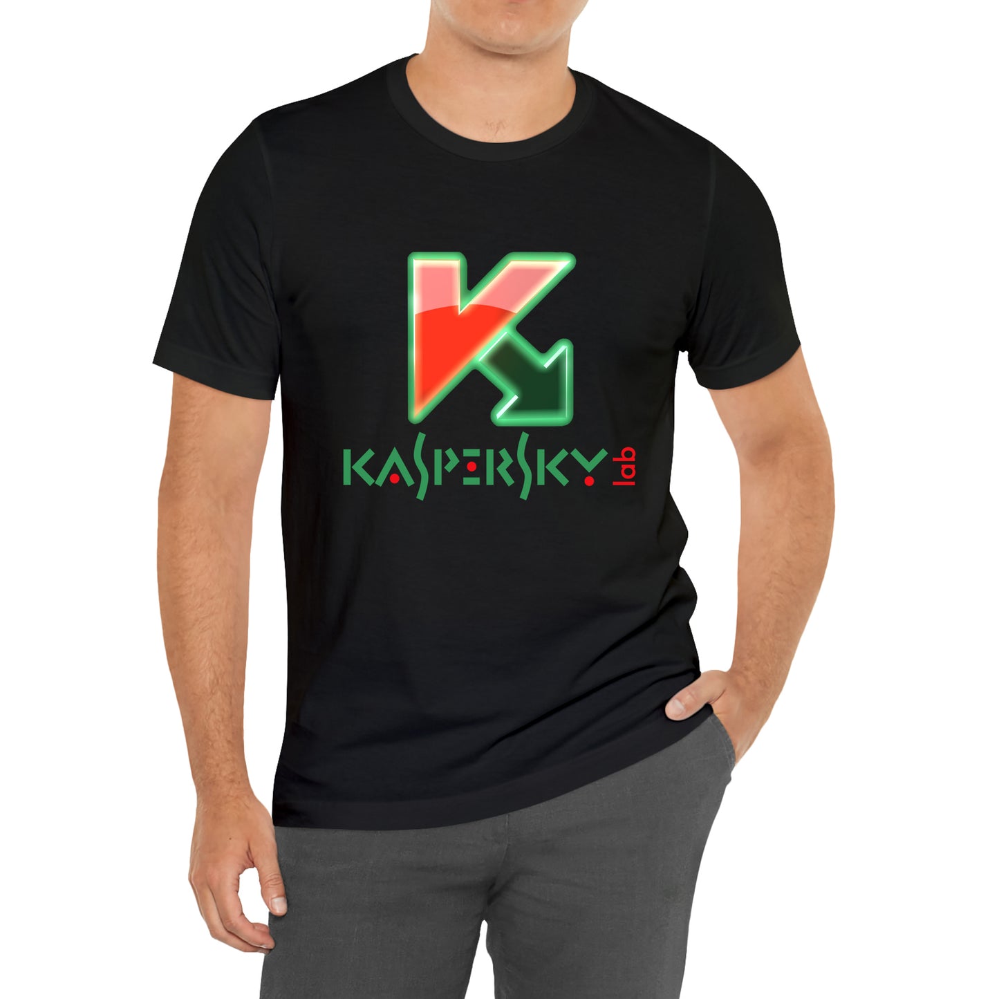 Kaspersky Lab Anti Virus Logo T-Shirt Size S to 3XL