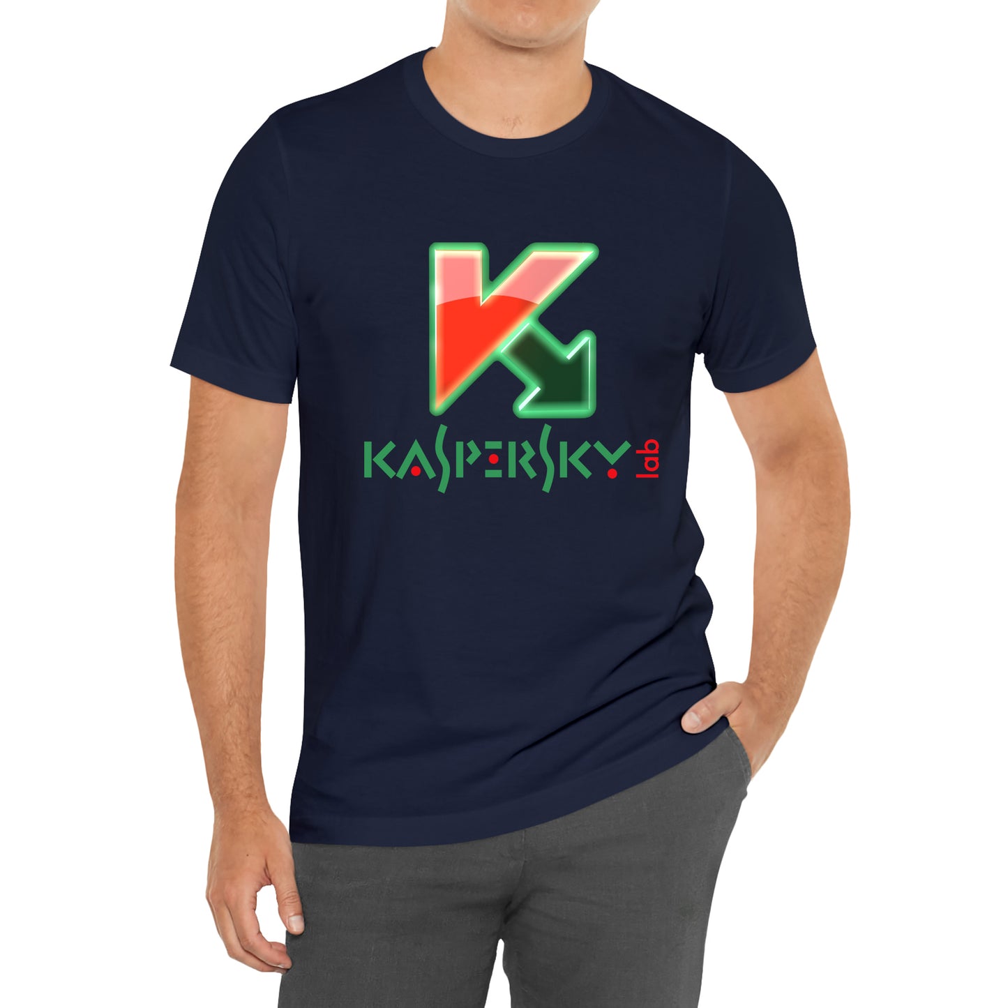 Kaspersky Lab Anti Virus Logo T-Shirt Size S to 3XL