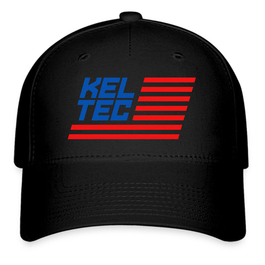 Keltec Guns Firearms Logo Symbol Black Baseball Cap Hat Size Adult S/M and L/XL