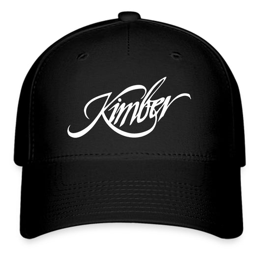 Kimber Guns Firearms Logo Symbol Black Baseball Cap Hat Size Adult S/M and L/XL