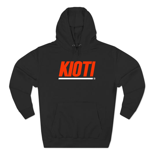 Kioti Tractor Logo Black Hoodie Sweatshirt Size S to 3XL