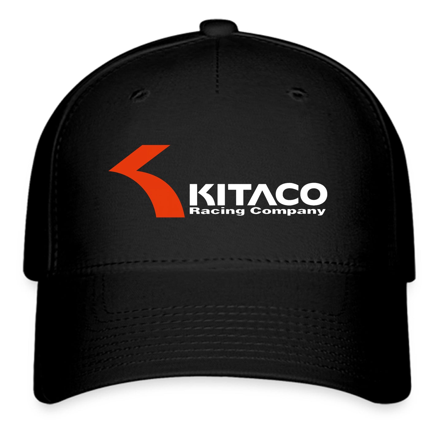 Kitaco Racing Logo Symbol Black Baseball Cap Hat Size Adult S/M and L/XL