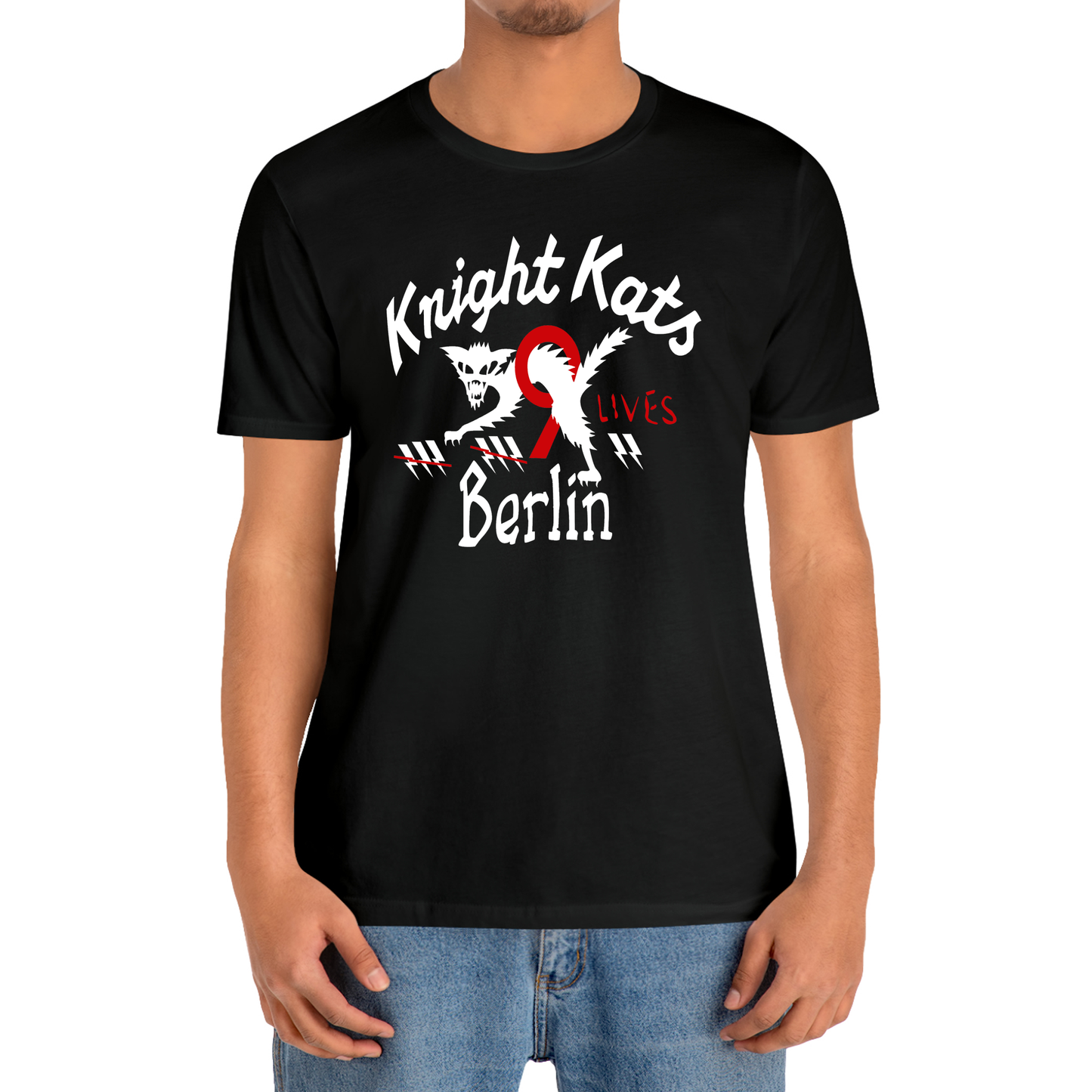 Knight Kats Berlin Motor Logo T-Shirt Size S to 3XL