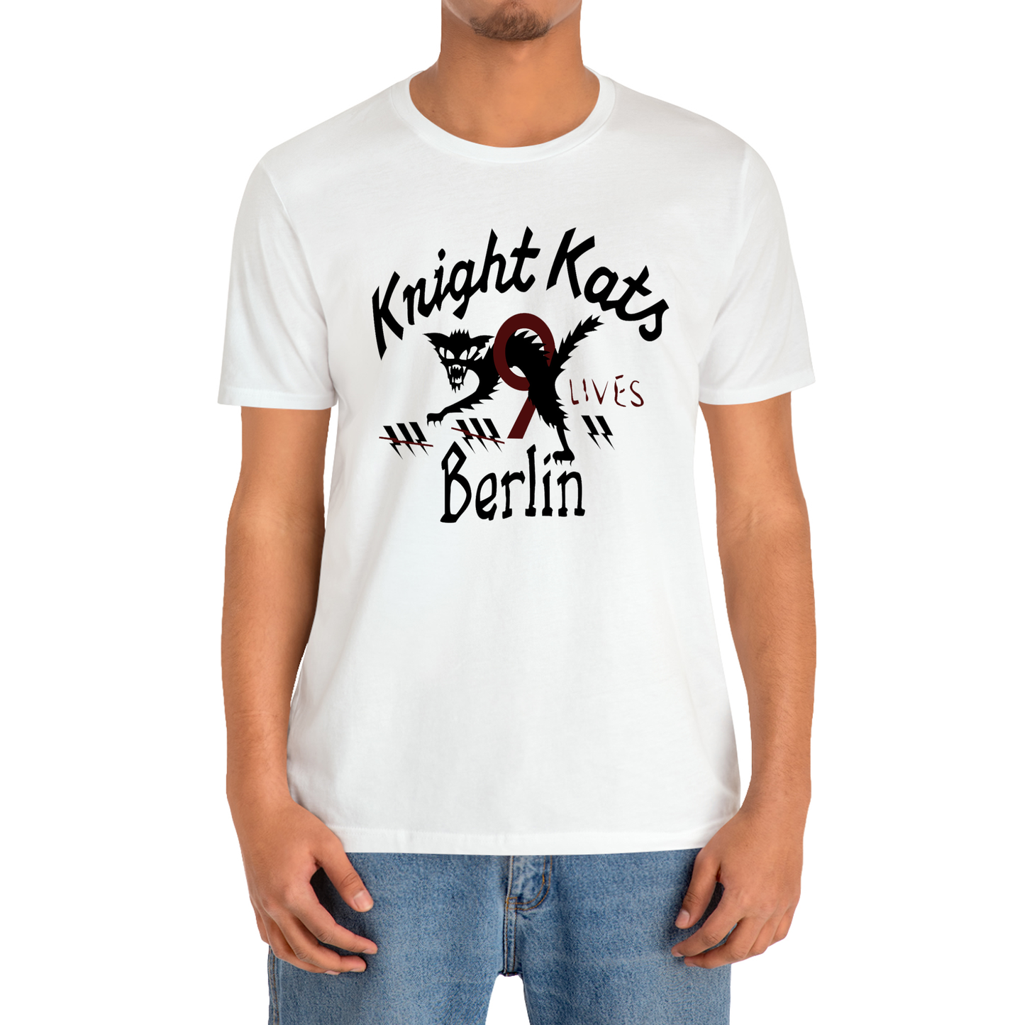 Knight Kats Berlin Motor Logo T-Shirt Size S to 3XL